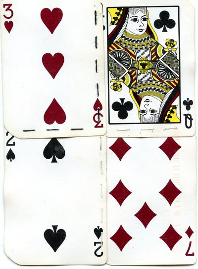 Playing Cards Postcard