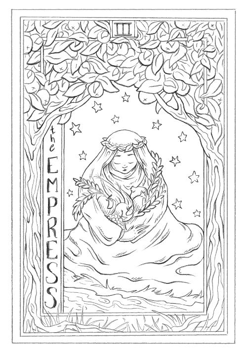 The Empress (Procreate, 2025)